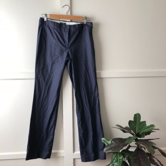BOGO50% J Crew Perfect Fit Pinstripe Trouser - Picture 2 of 5